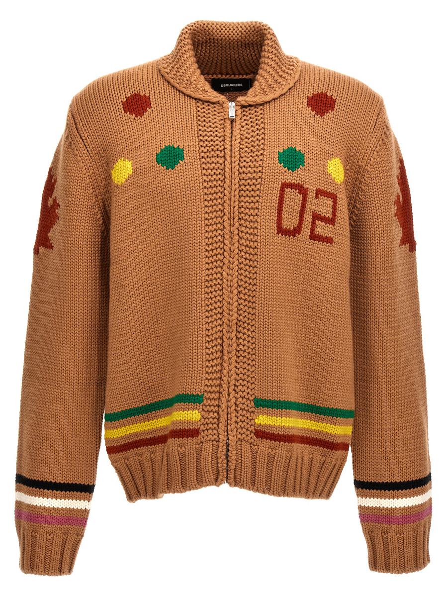 DSQUARED2 Jacquard Cardigan