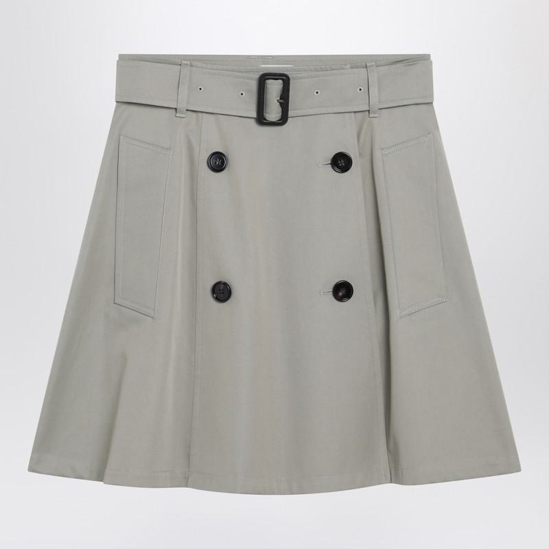 Burberry Trench Mini Skirt In Gabardine