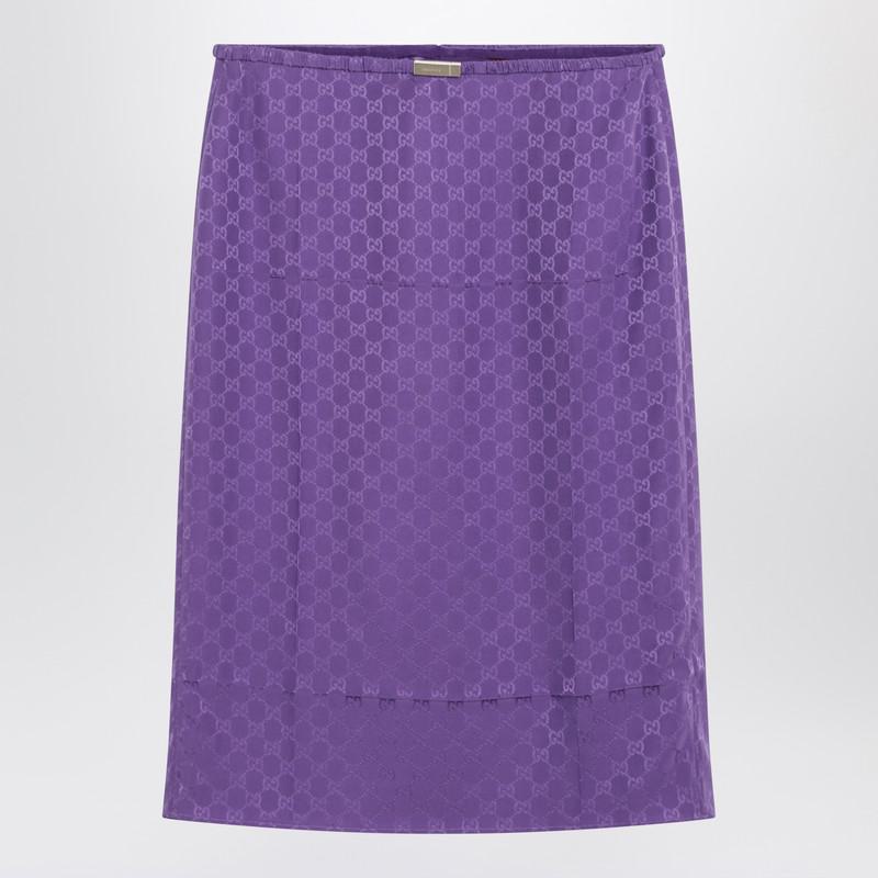 Gucci Gg Jacquard Skirt