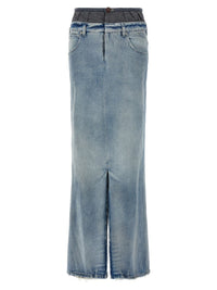 Maison Margiela Slits Denim Skirt