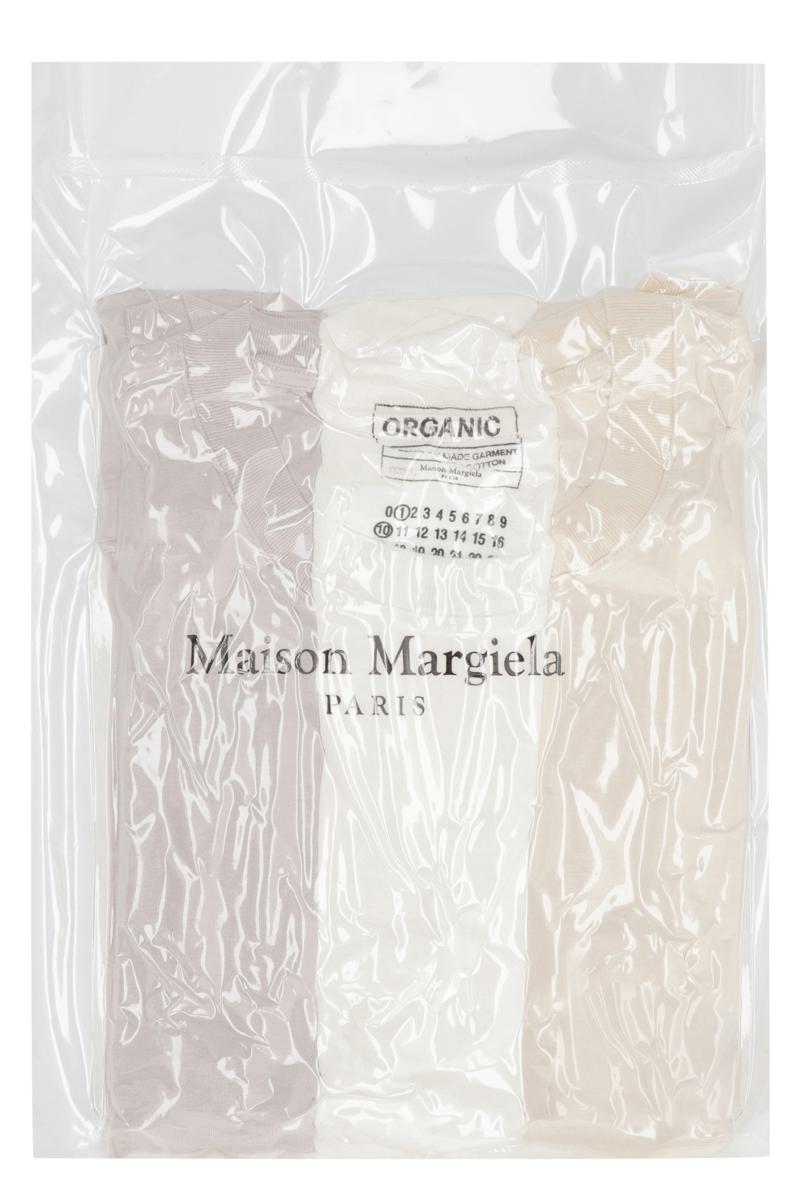 Maison Margiela Set Of Three Cotton T-Shirts