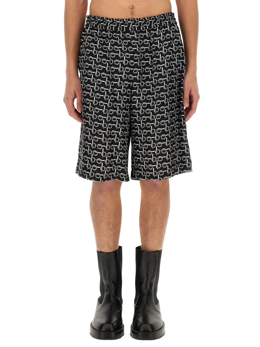 Burberry All Over Print Bermuda Shorts