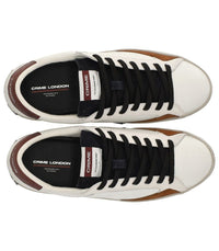 Crime London Distressed White Sneaker