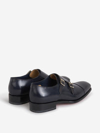 Santoni Double Buckle Shoes