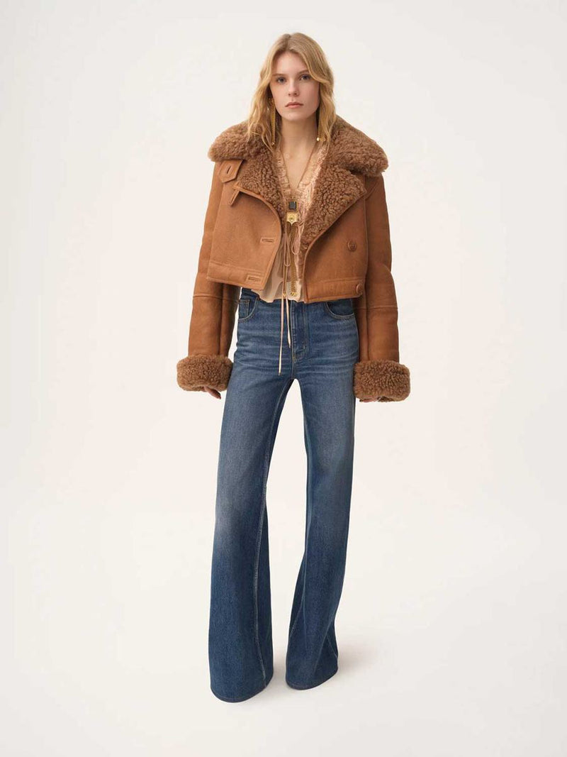 Chloé Short Leather Jacket
