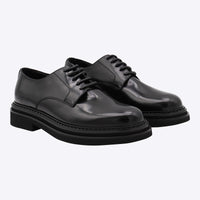 Dolce & Gabbana Black Leather Lace Up Shoes