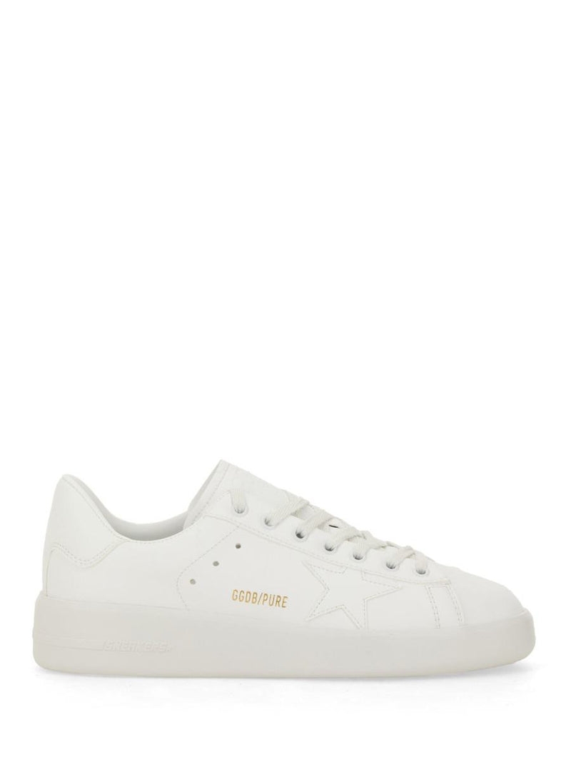 Golden Goose Purestar Sneaker With Logo