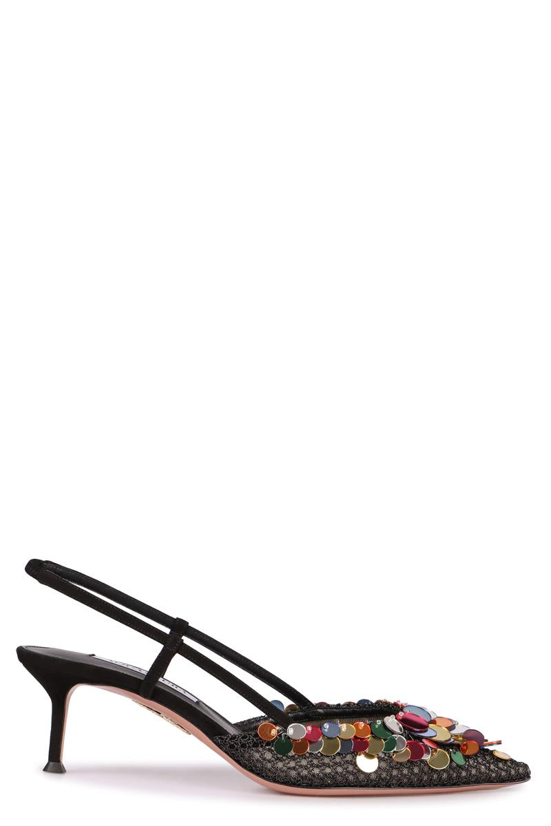Aquazzura Can Can Pointy-Toe Slingback