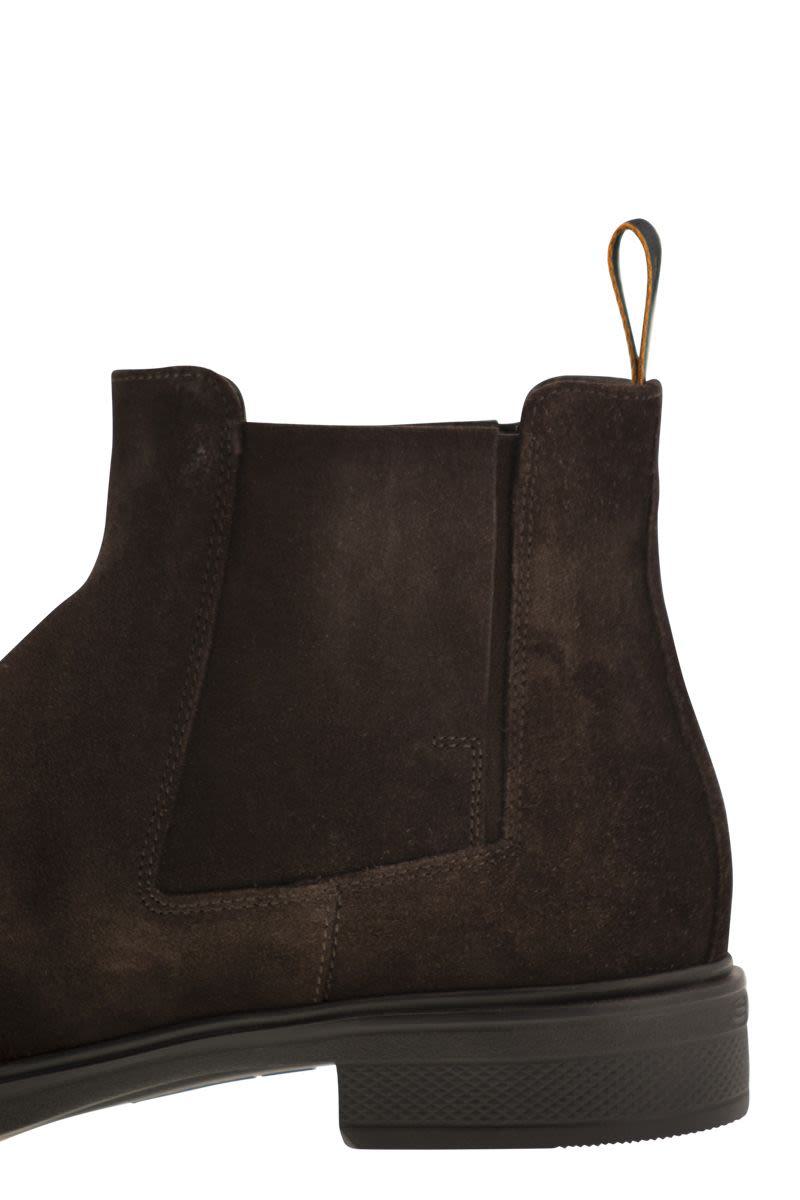 Santoni Easy Suede Ankle Boot