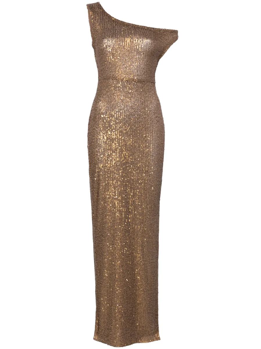 Norma Kamali Sequin Evening Dress