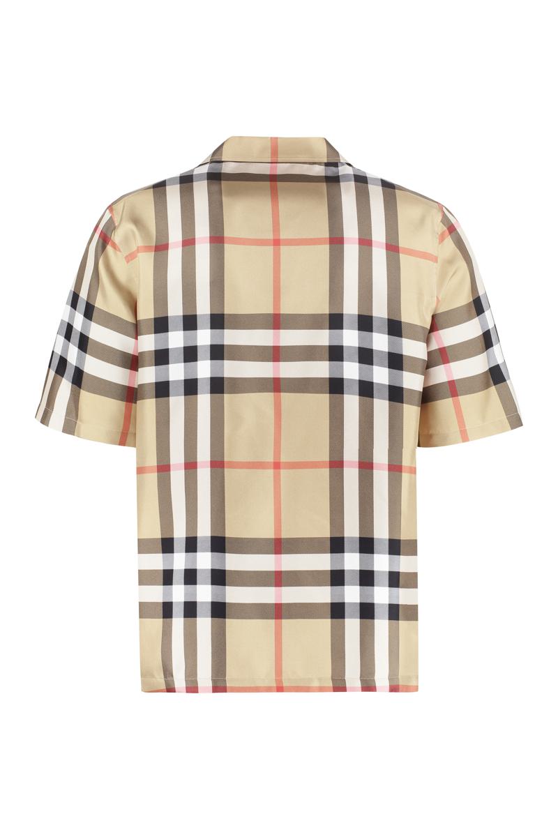 Burberry Short Sleeve Silk Shirt