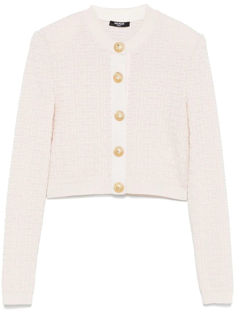 Balmain Pb Labyrinth Knit Cardigan Clothing