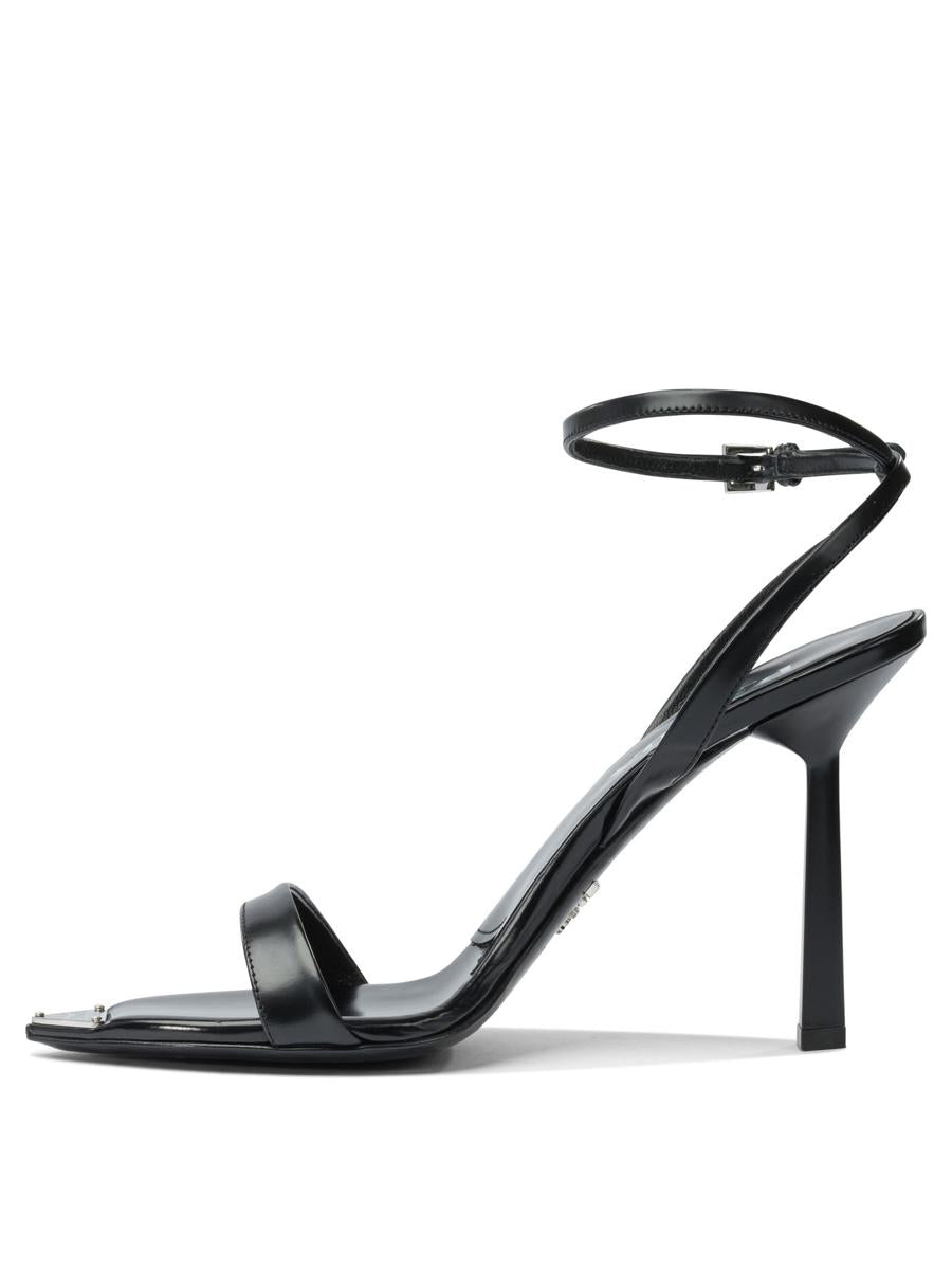 Prada Brushed Leather Sandals