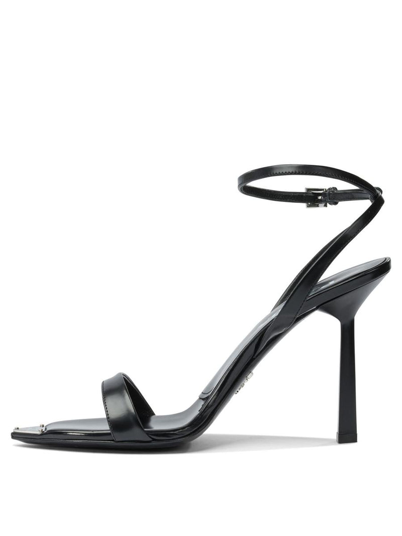 Prada Brushed Leather Sandals