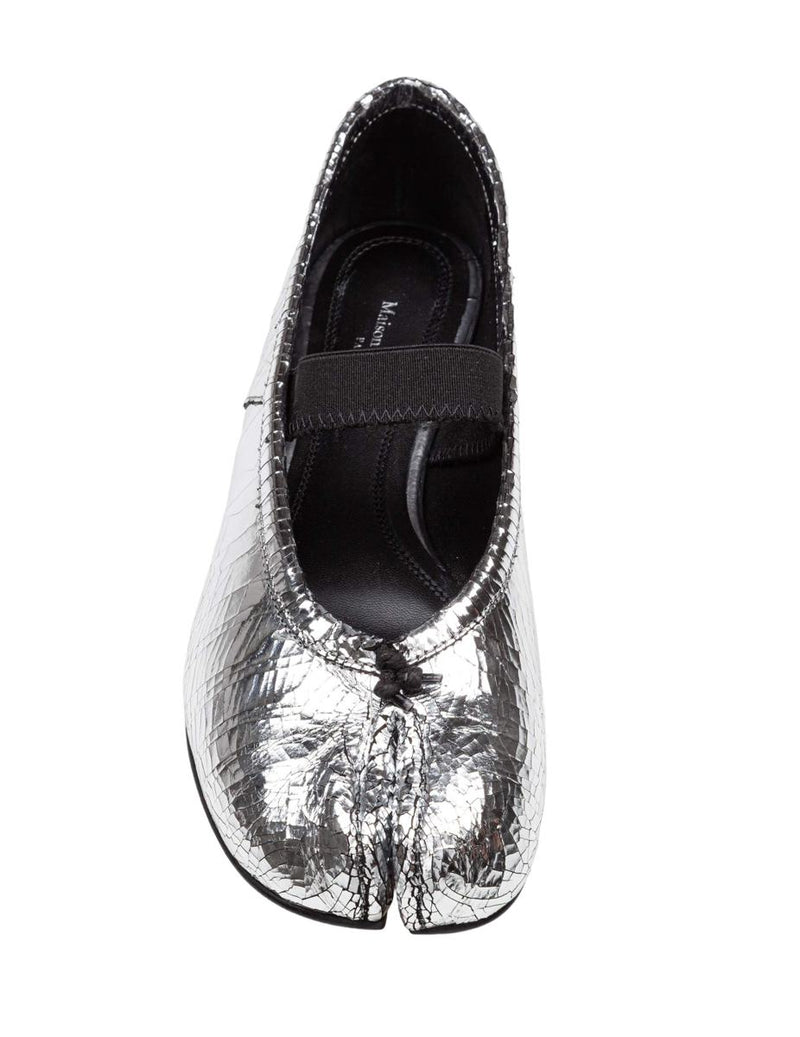 Maison Margiela Broken Mirror Effect Ballet Flats