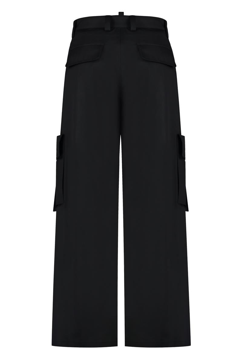 Off-White Cotton Cargo-Trousers