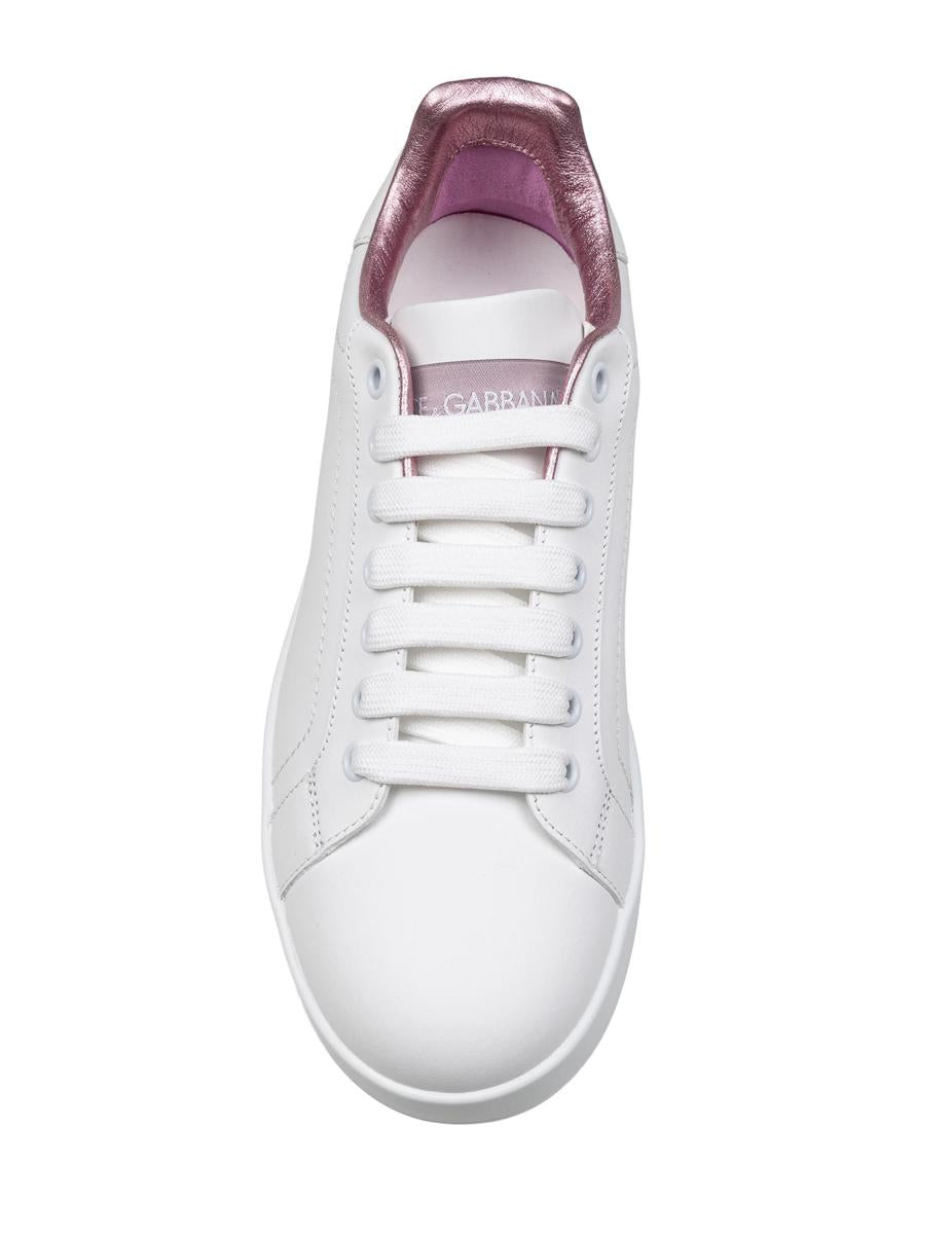 Dolce & Gabbana Portofino Sneakers In Nappa Leather