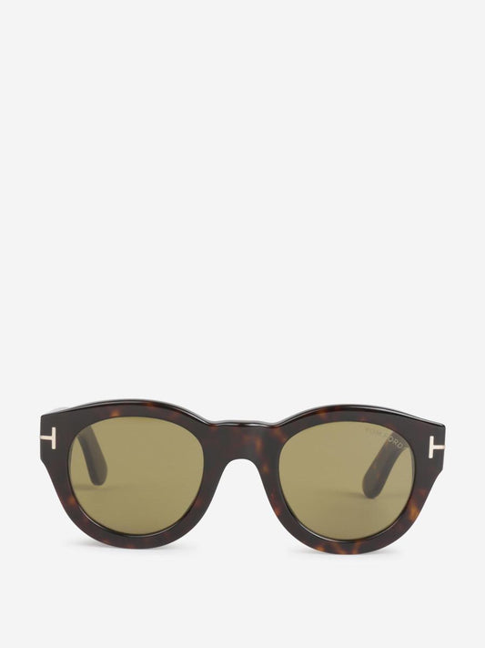 Tom Ford Round Havana Sunglasses