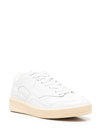 Jil Sander Basket Leather Sneakers