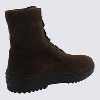 Tod'S Dark Brown Leather Boots
