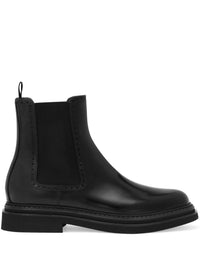Dolce & Gabbana Classic Ankle Boots Made Of Brushed Calfskin