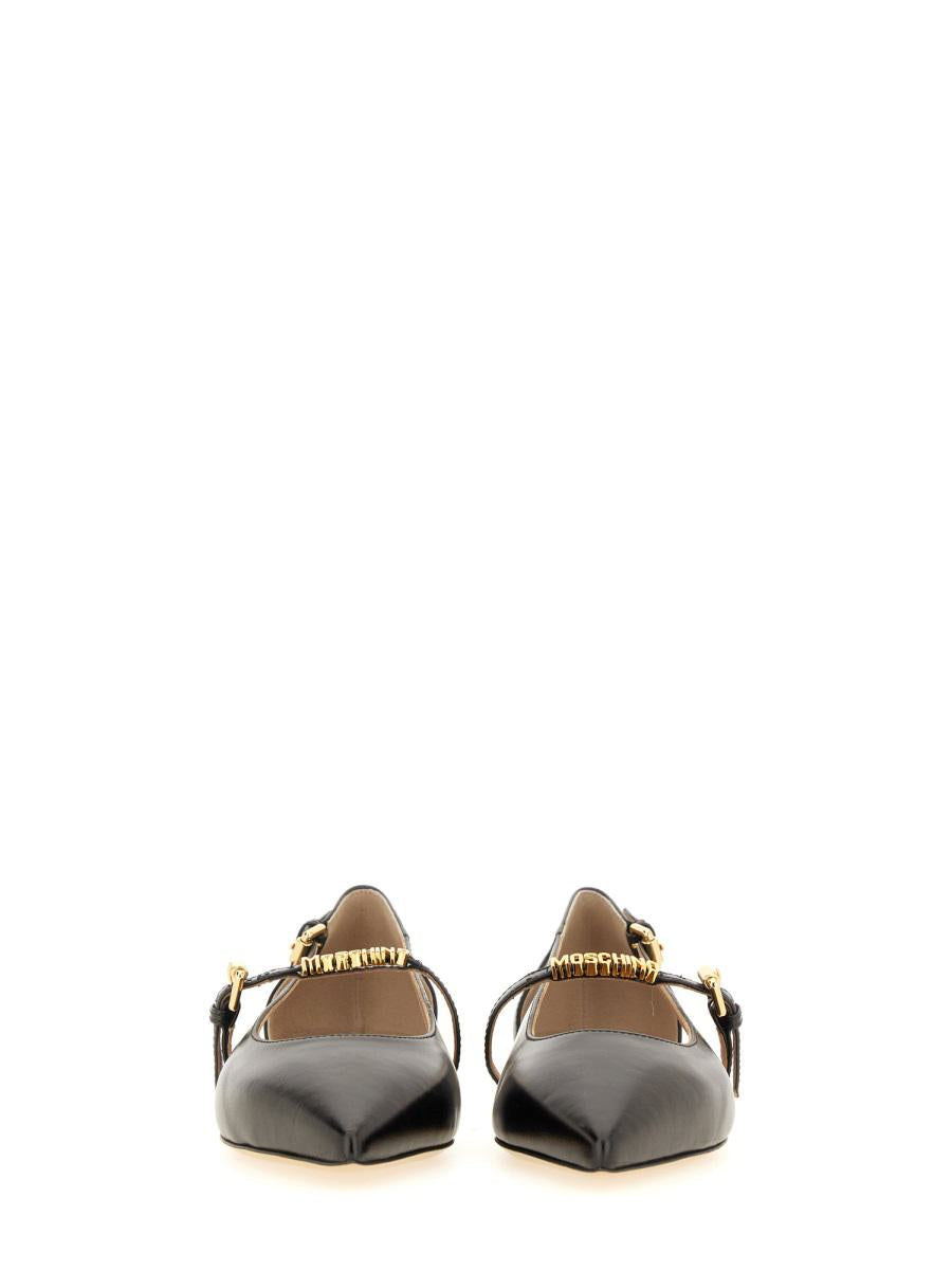 Moschino Leather Ballerina
