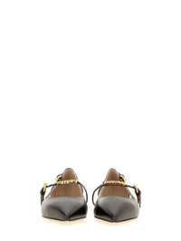 Moschino Leather Ballerina