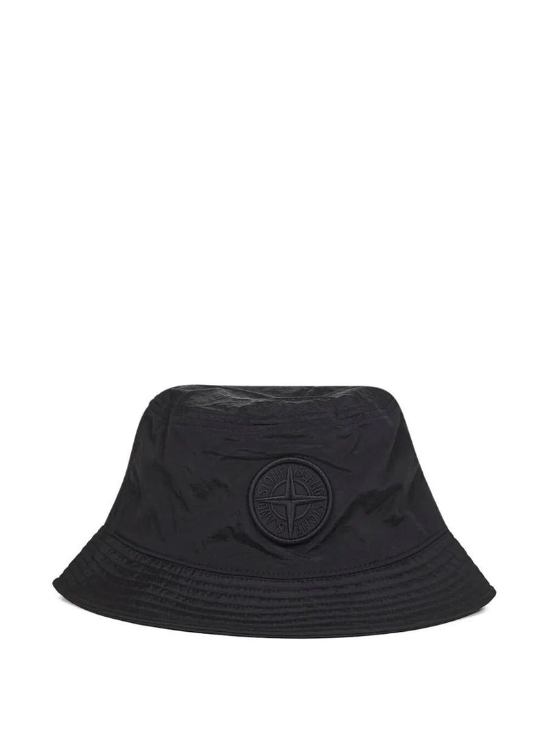 Stone Island Logo Patch Bucket Hat Accessories