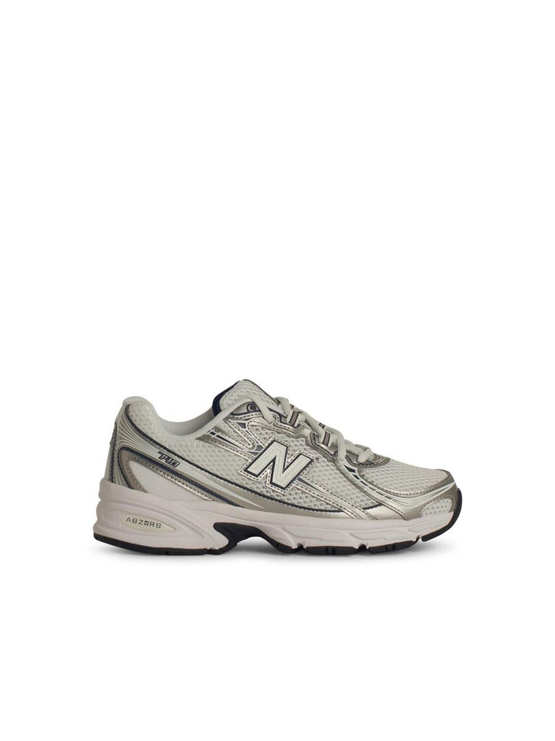 New Balance '740' White Mesh Sneakers