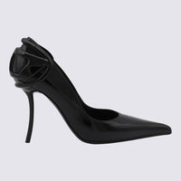 Diesel Black Leather Pumps