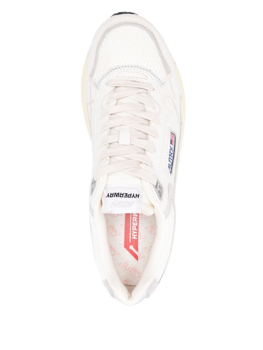 Autry Medalist Sneakers In White And Grey With Suede