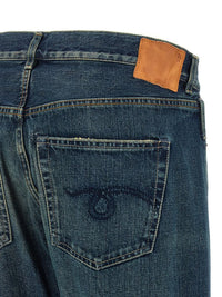 R13 'Cuffed Crossover' Jeans