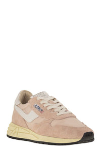 Autry Reelwind - Suede And Technical Textile Trainer