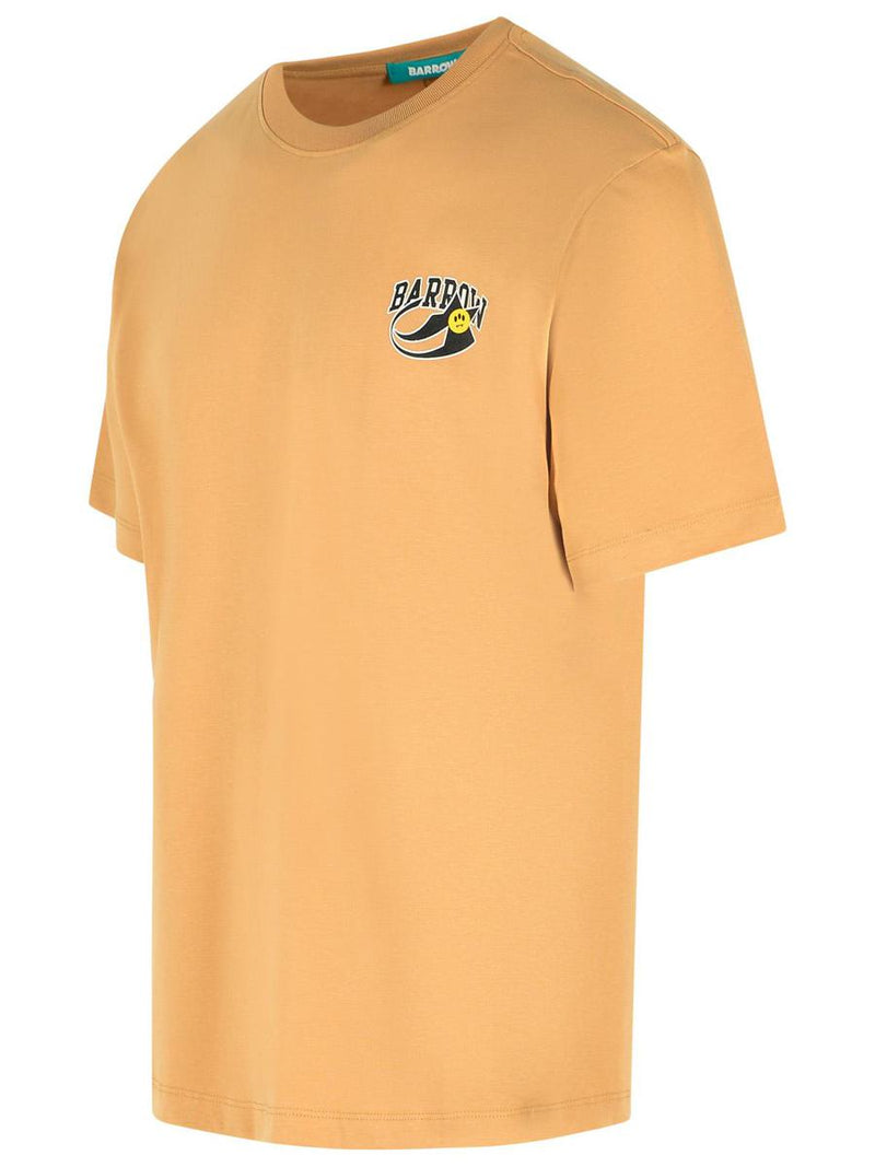 Barrow Beige Cotton T-Shirt