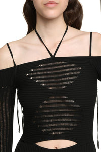 Andreādamo Ribbed Knit Dress