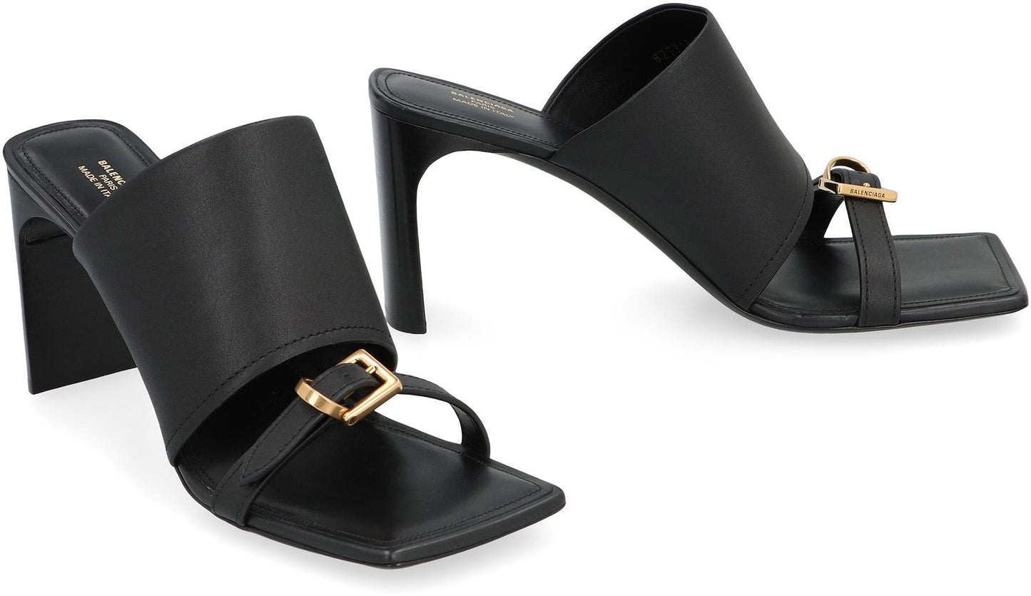 Balenciaga Bel Air Leather Sandals