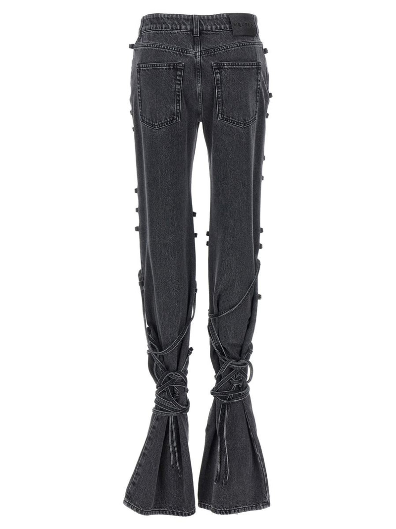 Alexander McQueen Jeans Asymmetric Closure