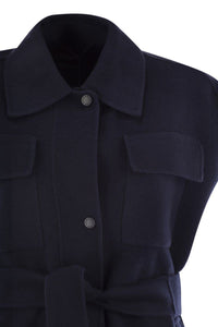 Weekend Max Mara Elegia - Wool Waistcoat With Belt
