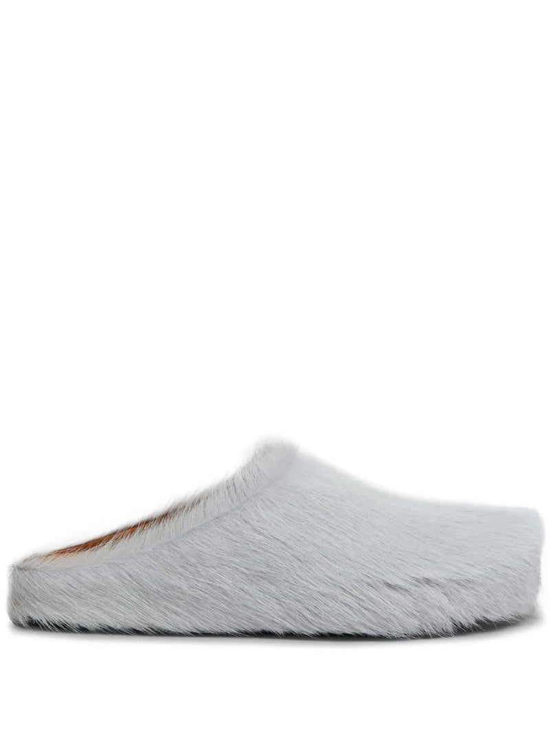 Marni Slippers Fussbett Sabot With Round Toe