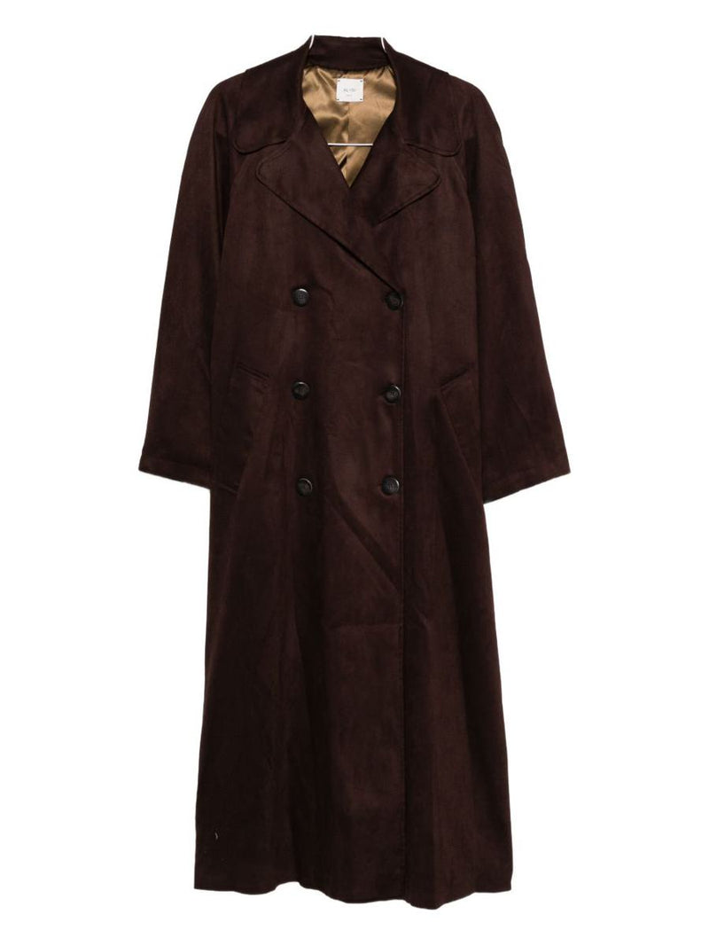 Alysi Double-Breasted Trench Coat