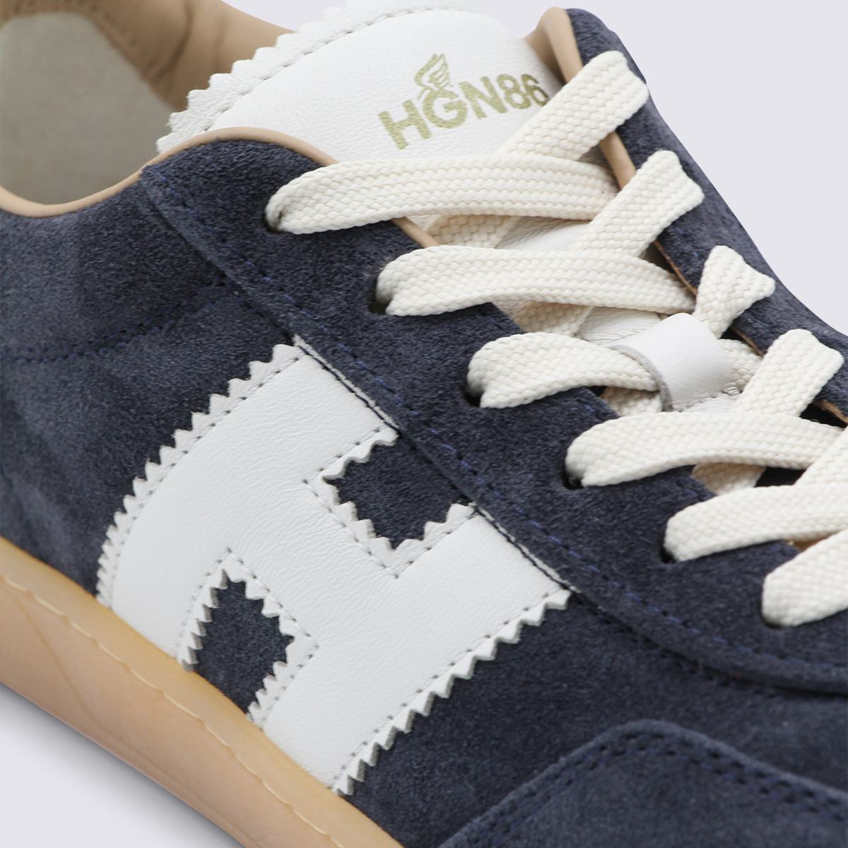 Hogan Blue Suede Cool Sneakers
