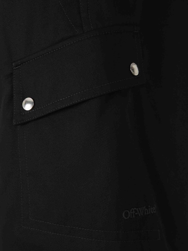 Off-White Bermuda Cargo Cotton