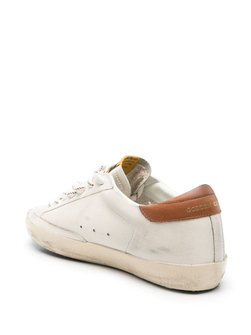 Golden Goose Sneakers 'Super-Star' In White And Orange