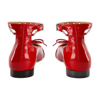 Ganni Eyelets Jewel Ballerinas