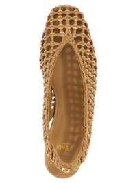 Fendi Braided Slingback