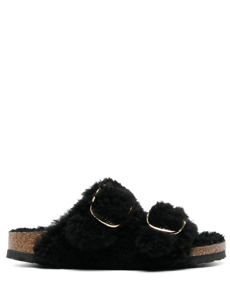 Birkenstock Arizona Big Buckle Shearling Sandals Shoes
