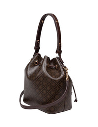 Tory Burch Printed Cotton Bucket Bag