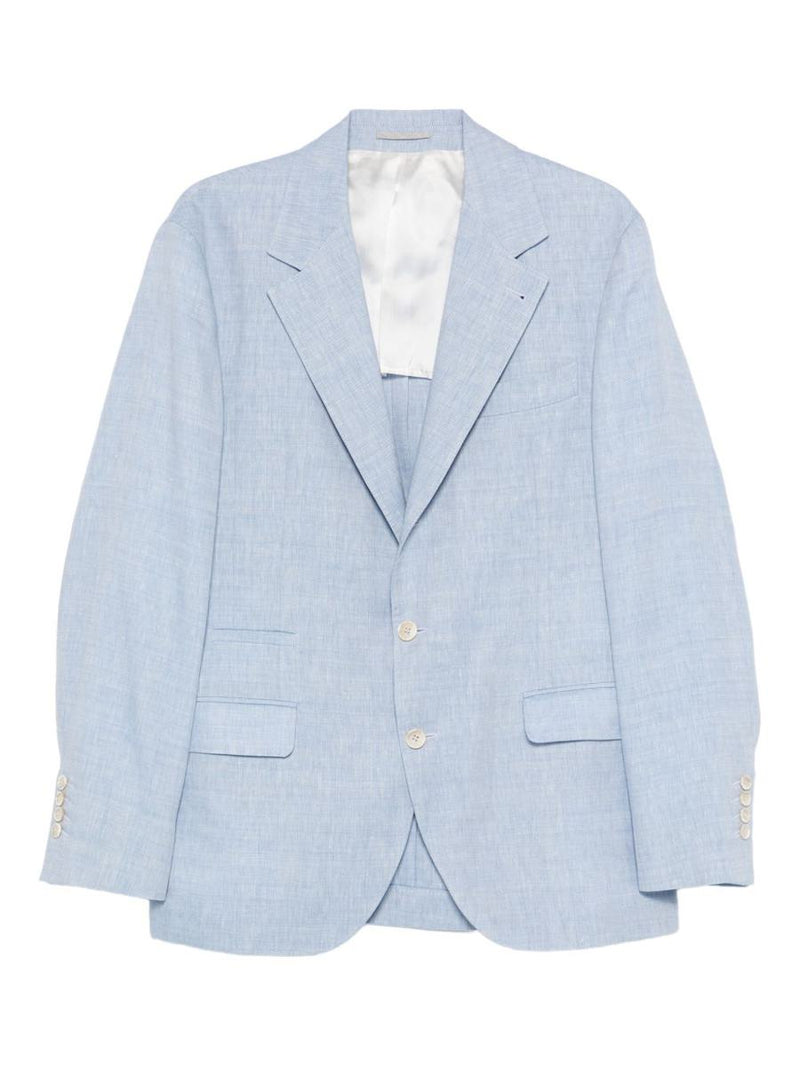 Brunello Cucinelli Single-Breasted Blazer Jacket