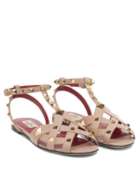 Valentino Garavani "Studdy" Leather Sandals