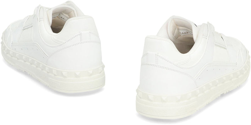 Valentino Garavani Freedots Leather Low-Top Sneakers